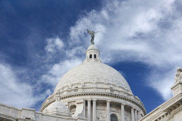 Beautiful dome of Victoria Memorial hall