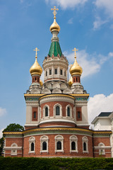Fototapeta na wymiar Russisch-Orthodoxe Kirche, Russian orthodox church