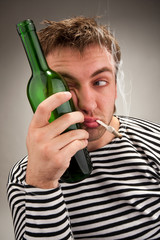 Drunk bizarre sailor