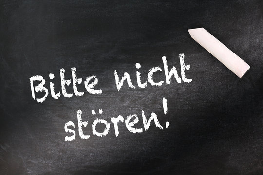 Bitte nicht st&ouml;ren!