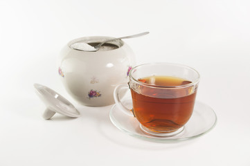 Cup of tea and sugar
