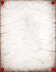 Vintage White Paper Background With Wax Seals