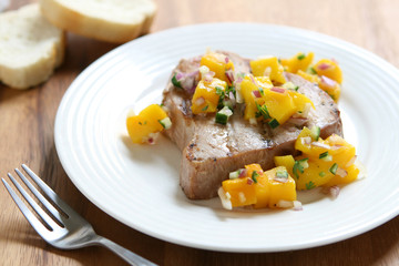 Fish with Mango Salsa