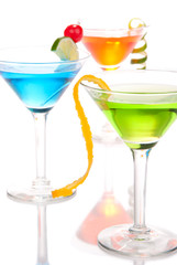 citrus martini Cocktails with vodka