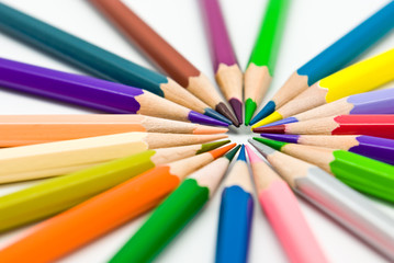 Fototapeta premium color pencils