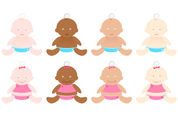 Multiracial Babies