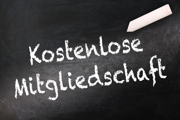 Kostenlose Mitgliedschaft