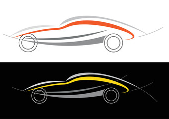 Sport car logo