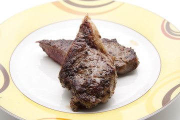 Rumpsteak gebraten