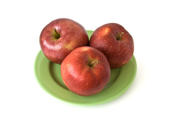 Apples On Plate