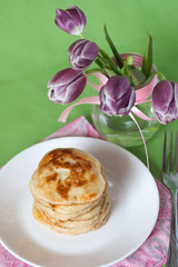 Pancakes for breakfast