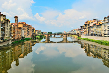Fototapeta premium Arno river in Florence of Italy