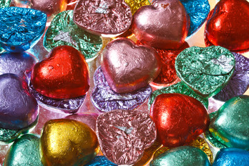 Heart shape chocolates