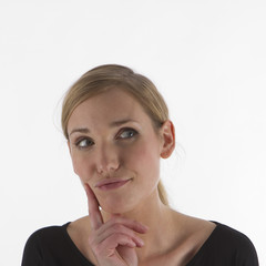 Beautiful girl has an idea