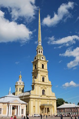 Fototapeta na wymiar Piotra i Pawła Twierdza, St.Petersburg, Rosja