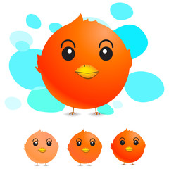 orange bird