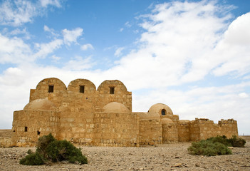 Qasr Amra desert castle. Jordan