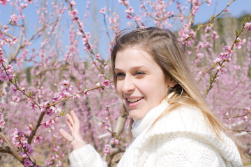 portrait souriant et romantique