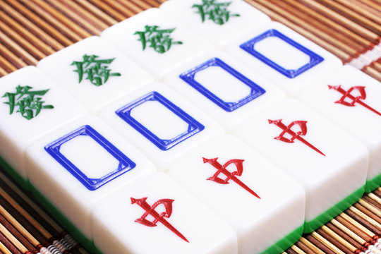 Mahjong, very popular game in China