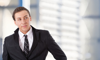 Fototapeta premium Young businessman portrait