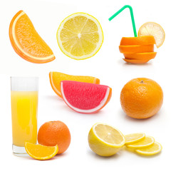 set of citrus