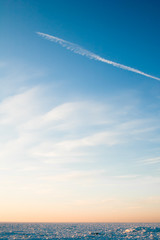 marine winter landscape