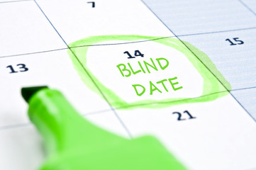 Blind date mark