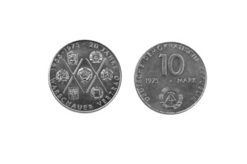 20 Jahre Warschauer Vertrag 1955 - 1975 DDR 10 Mark 1975 A
