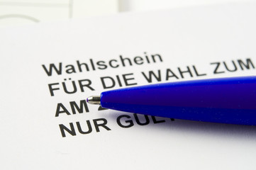 Wahlschein