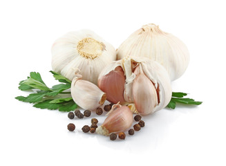 Garlic with spice