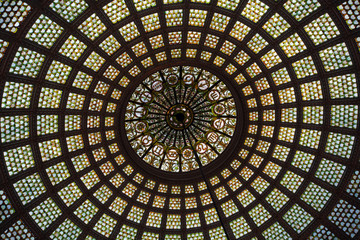 Stained glass dome - Powered by Adobe