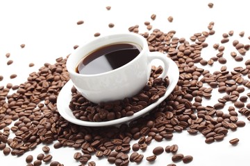 Cup with coffee