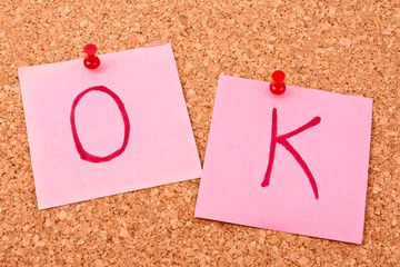 Ok on notes