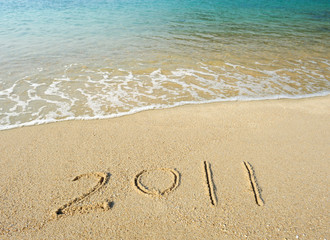 2011 year on sand