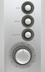 The control panel of acoustic system
