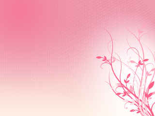 Pink Floral Element