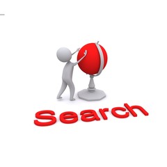 People Searching On Red Earth