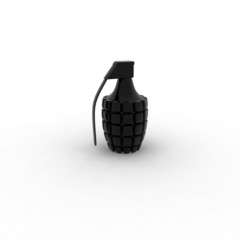 Black Shiny Grenade