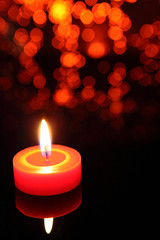 orange candle