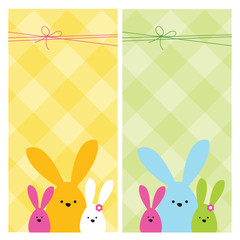 Easter web banners with copy space
