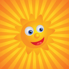 sunny background, vector illustration EPS version 8