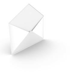 White Paper Open Envelope