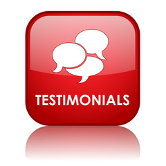 TESTIMONIALS Button (customer satisfaction experience feedback)