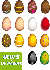 LOT oeufs de pâques