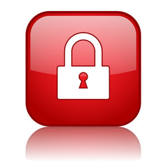 SECURE ACCESS Web Button (security padlock internet connection)