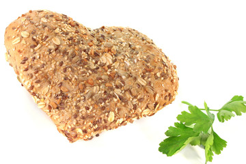 Vollkornherzbrötchen