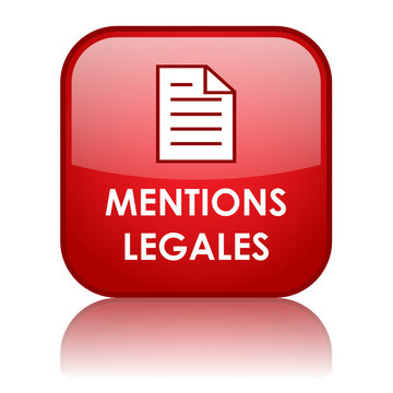 Bouton Web "MENTIONS LEGALES" (conditions générales juridique)