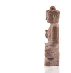 Budha stone sculpture meditation