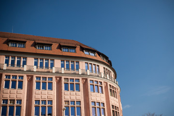 Obraz premium Old historical buildings in Leipzig