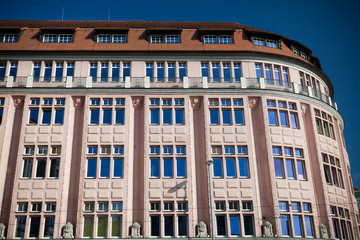 Old historical buildings in Leipzig